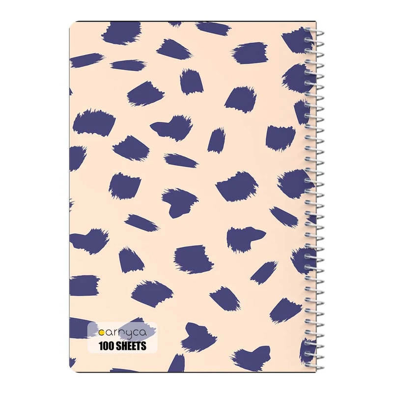 دفتر مشق 100 برگ سیمی کارنیکا طرح پترن پوست Animal Pattern کد 70703