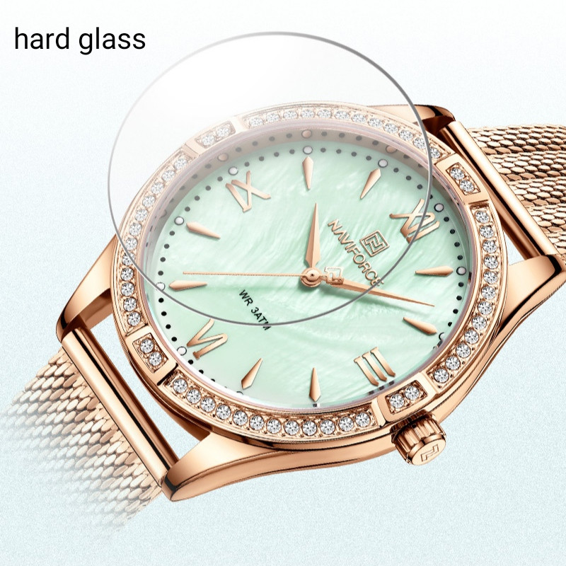 ساعت مچی عقربه ای زنانه نیوی فورس مدل نگین کد NF5028