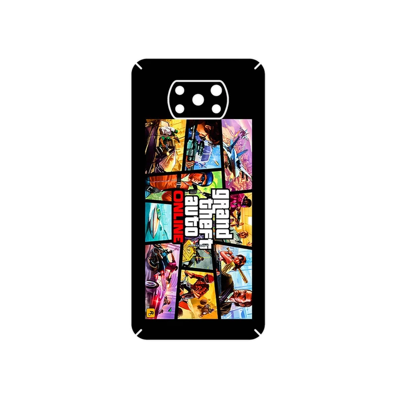 برچسب پوششی ماهوت مدل GTA Online Game Series مناسب برای گوشی موبایل شیائومی Poco X3 NFC