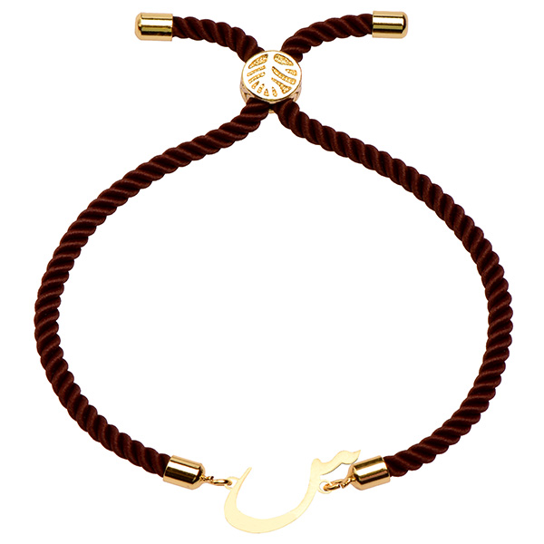 دستبند طلا 18 عیار دخترانه کرابو طرح س مدل Krd1528