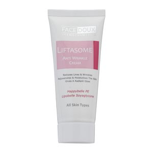 نقد و بررسی کرم ضد چروک فیس دوکس سری Liftasome مدل Happybelle PE مناسب انواع پوست حجم ۴۰ میلی لیتر توسط خریداران