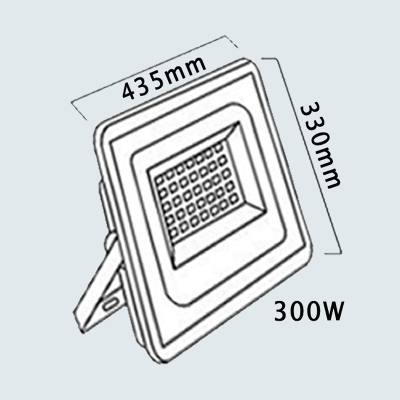 پروژکتور ال ای دی 300 وات پارس شانای مدل  IP65- SMD