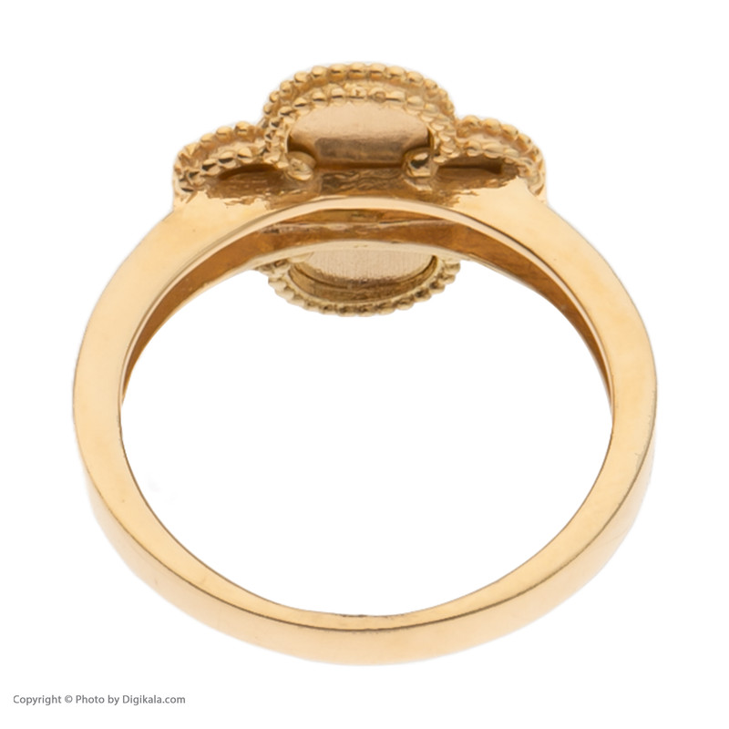 انگشتر طلا 18 عیار زنانه با طرح ونکلیف آرپلز مایا ماهک مدل MR0799 سایز 53
