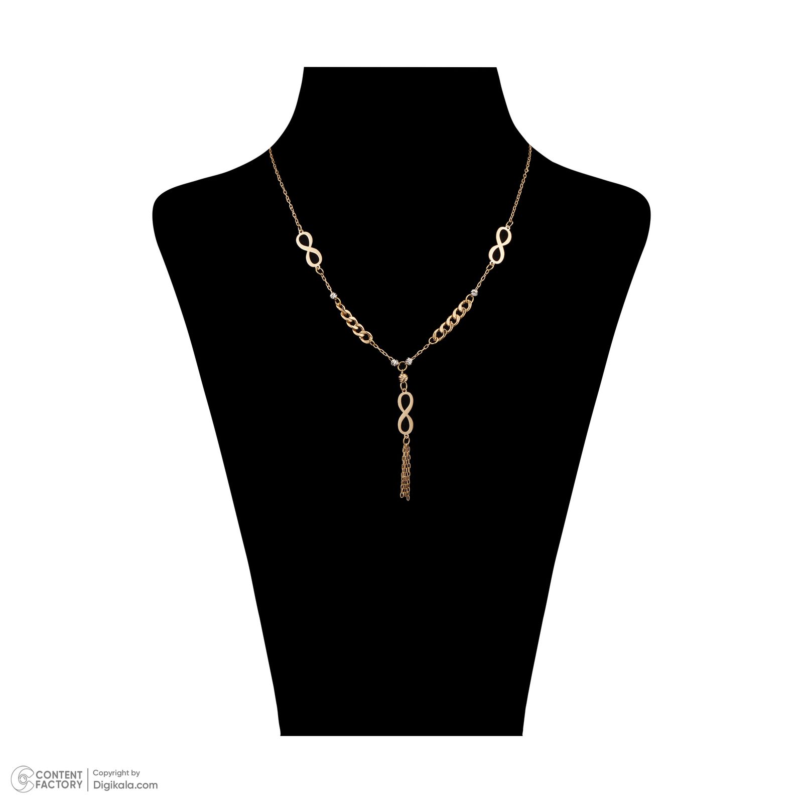 گردنبند طلا 18 عیار زنانه مایا ماهک مدل MM2101 -  - 2