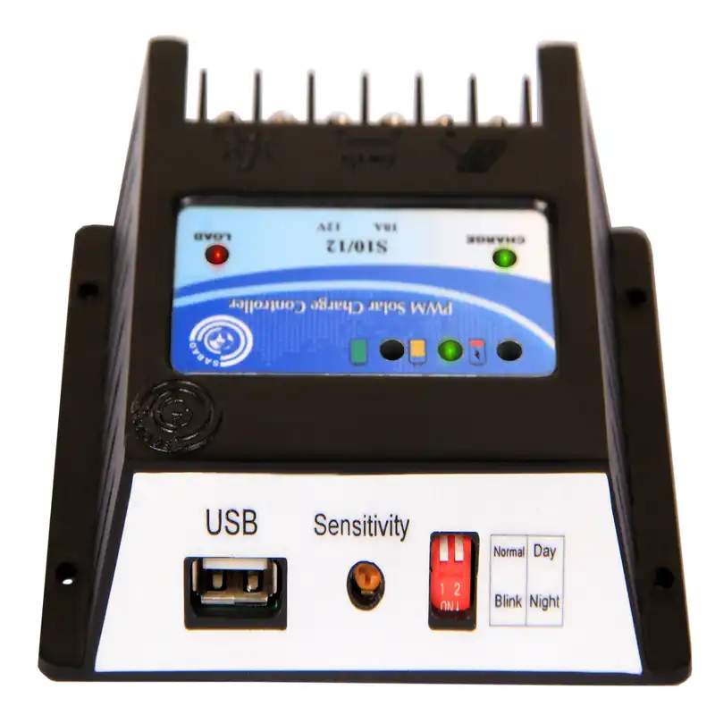 شارژ کنترلر خورشیدی ساباد مدل PWM S10/12