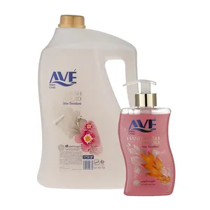 مایع دستشویی اوه مدل Velvet Touch وزن 3750 گرم به همراه مایع دستشویی اوه مدل Feel Good Life وزن 500 گرم