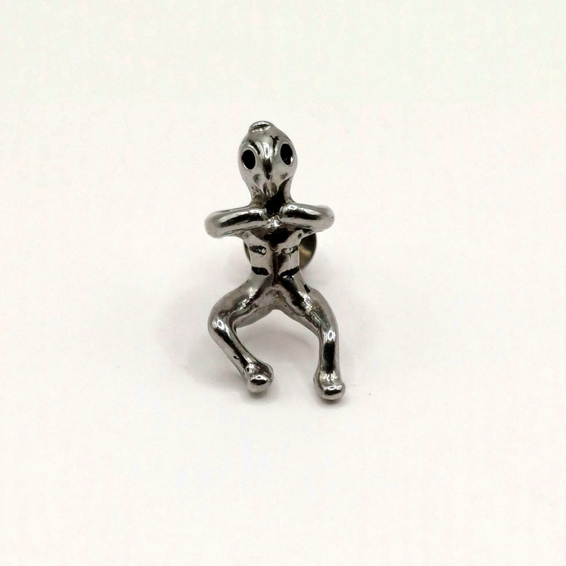 پیرسینگ گوش مدل آدم فضایی استیل 304 پیرسینگ گوش مدل آدم فضایی استیل 304