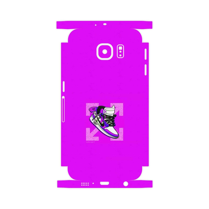 برچسب پوششی ماهوت مدل Nike Air Sneaker Digital Art-FullSkin مناسب برای گوشی موبایل سامسونگ Galaxy S6 Edge