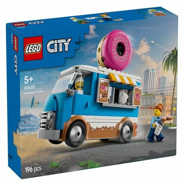 ساختنی لگو سری سیتی مدل  Donut Truck کد 60452