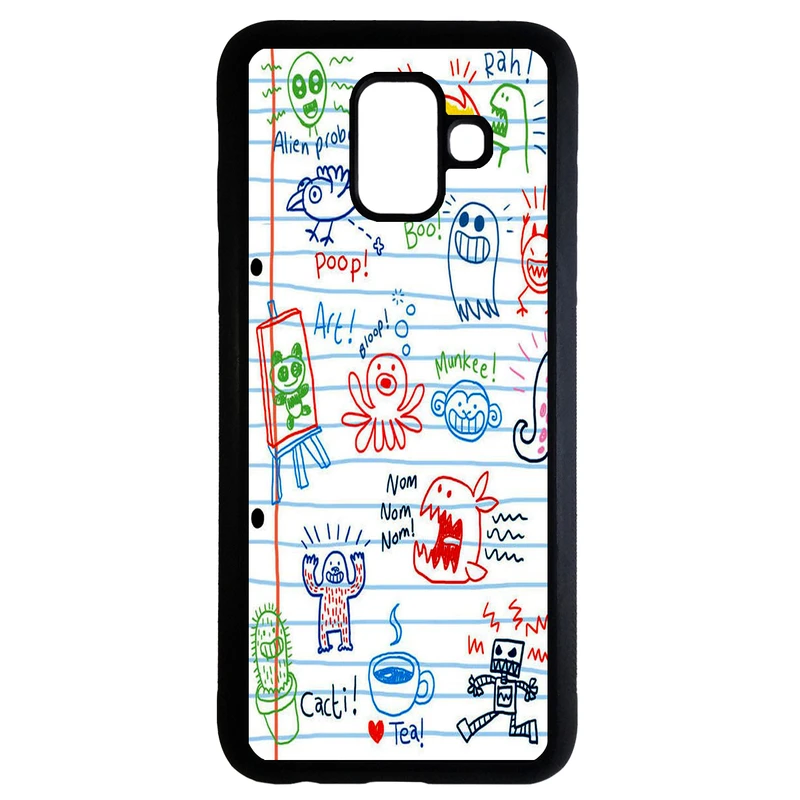 کاور طرح نقاشی کد 6768 مناسب برای گوشی موبایل سامسونگ Galaxy j6