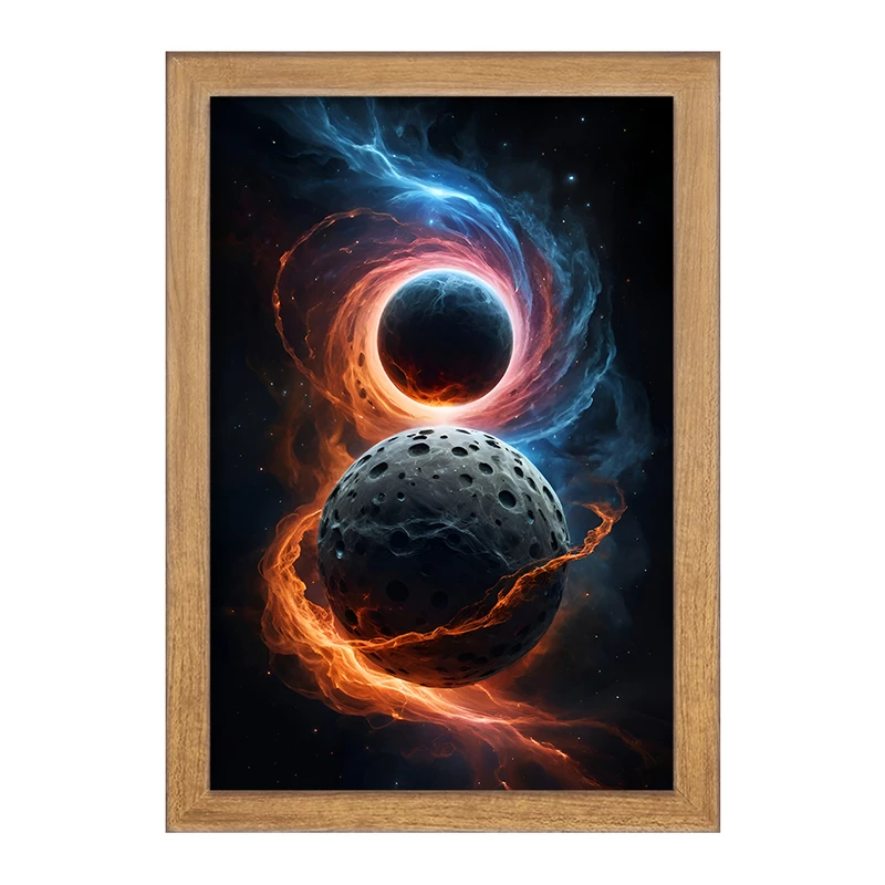 تابلو خندالو مدل کهکشان (galaxy) کد F8060