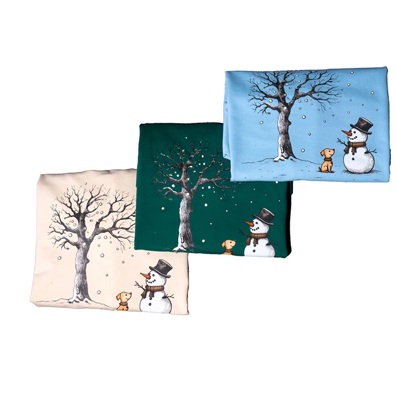 عکس شماره 5 : سویشرت زنانه مدل زمستان طرح آدم برفی