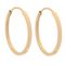 گوشواره طلا 18 عیار زنانه طلای مستجابی مدل حلقه ای کد 67