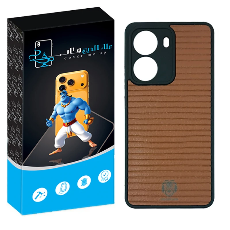 کاور علاالدین قاب طرح چرم مناسب برای گوشی موبایل شیائومی Poco X7 Pro