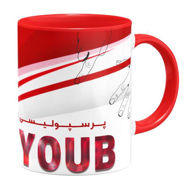 ماگ گالری وبفر مدل پرسپولیسی ام طرح ایوب