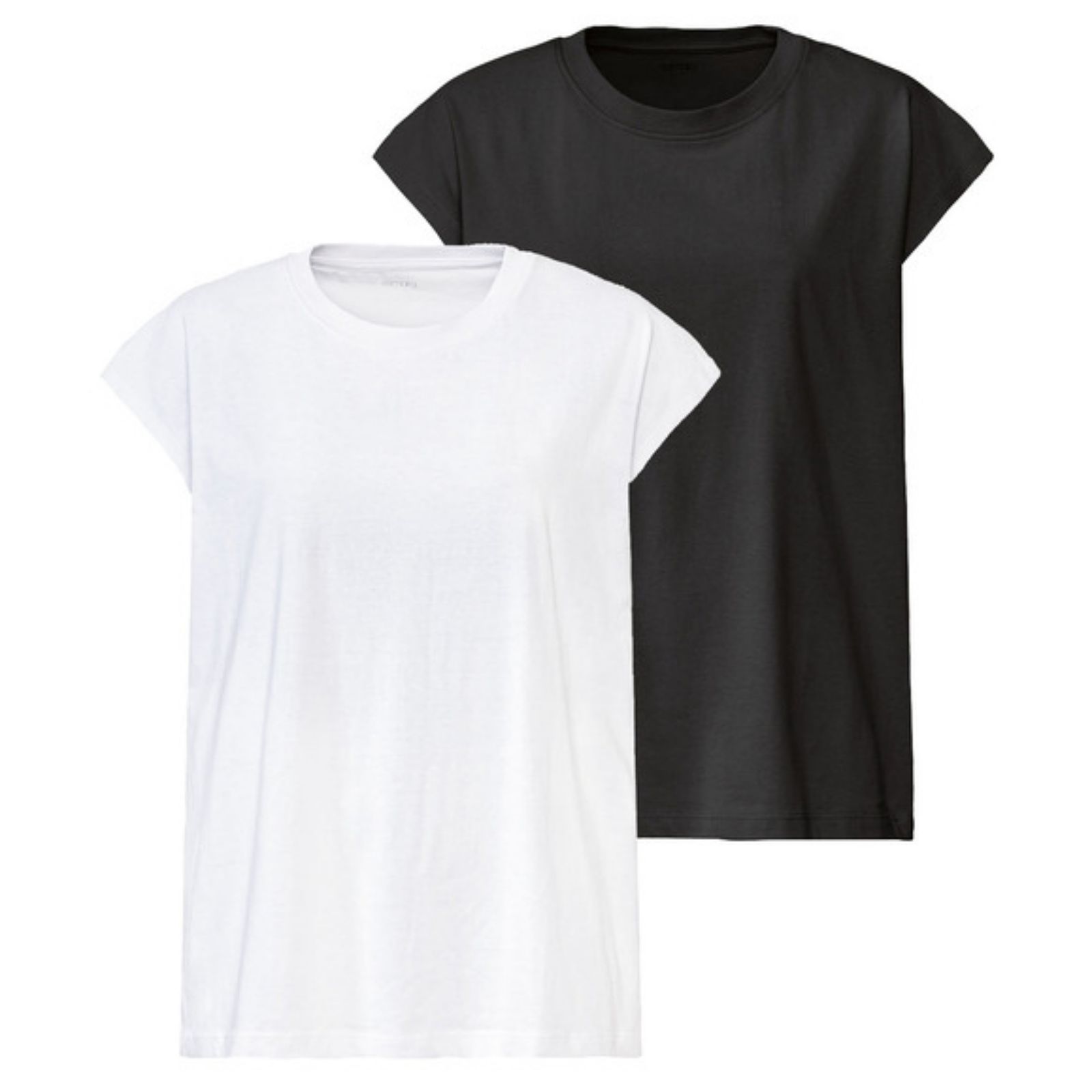 تی شرت آستین کوتاه زنانه اسمارا مدل 402065 مجموعه 2 عددی -  - 1