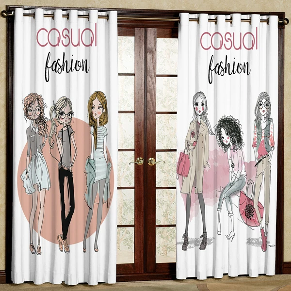 پرده مخمل پانچی کد 6509 سایز 280x140 سانتی متر