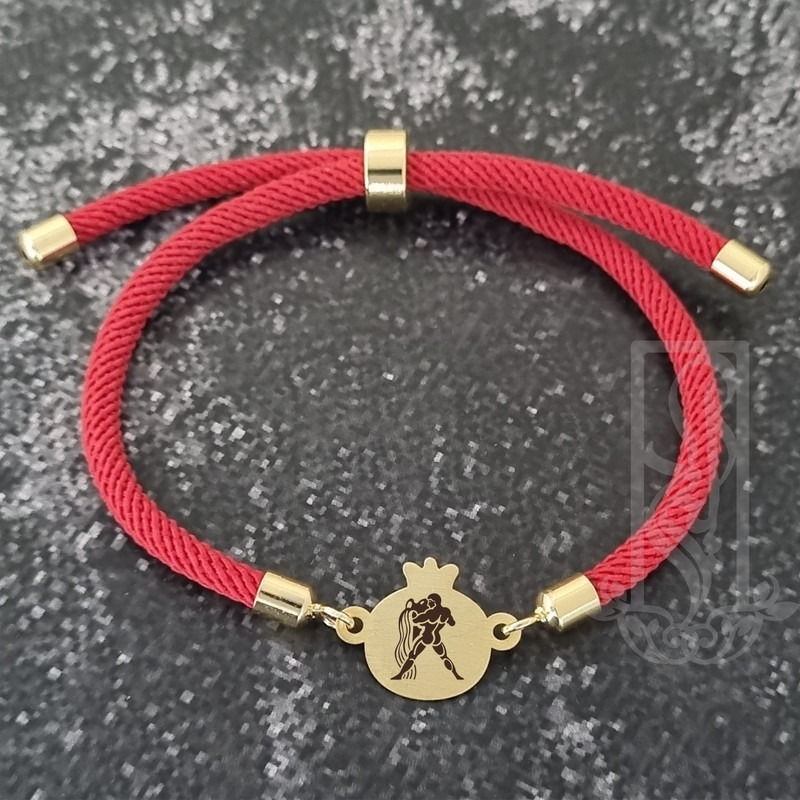 دستبند طلا 18 عیار زنانه لیردا مدل ماه تولد بهمن nar