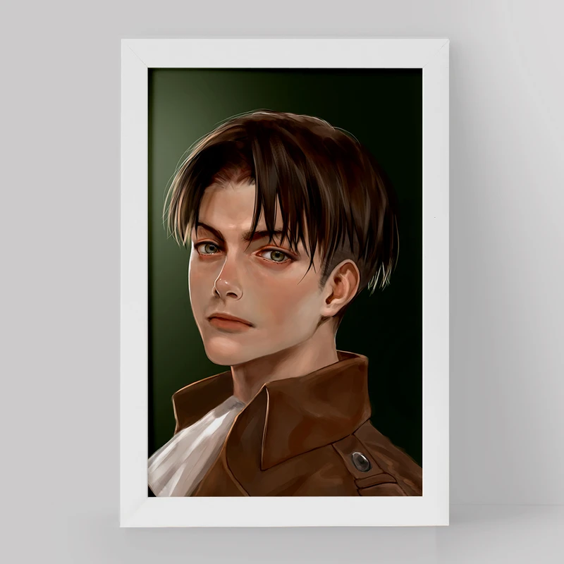 تابلو خندالو مدل لیوای انیمه اتک آن تایتان Attack on Titan کد 18510