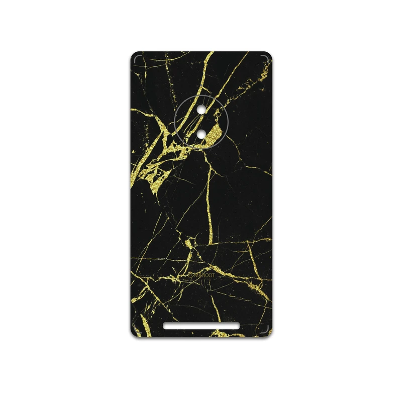 برچسب پوششی ماهوت مدل Graphite-Gold-Marble مناسب برای گوشی موبایل نوکیا Lumia 830