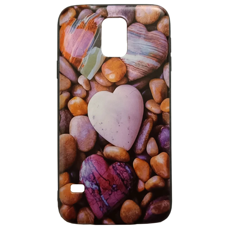 کاور مدل فانتزی کد 10-0 طرح قلب مناسب برای گوشی موبایل سامسونگ Galaxy S5