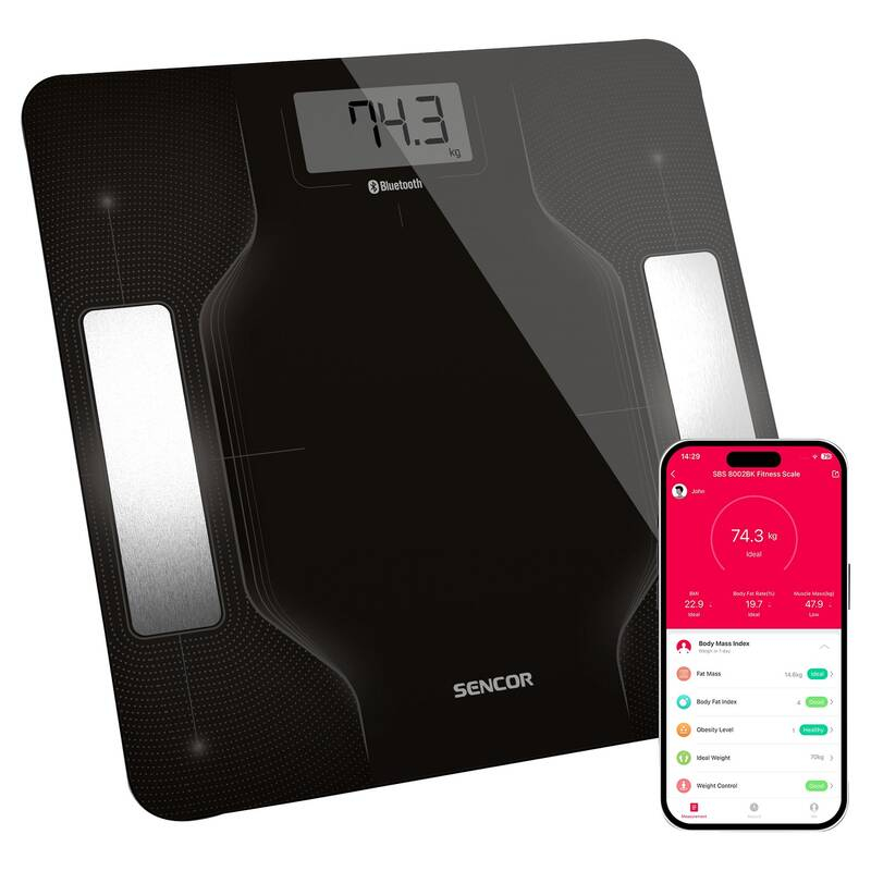 ترازو دیجیتال سنکور مدل SBS 8002BK