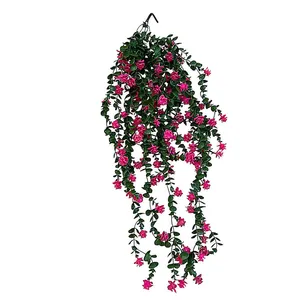 گل مصنوعی مدل آویز آبشاری شمشادی سرگل رز کد FLROz