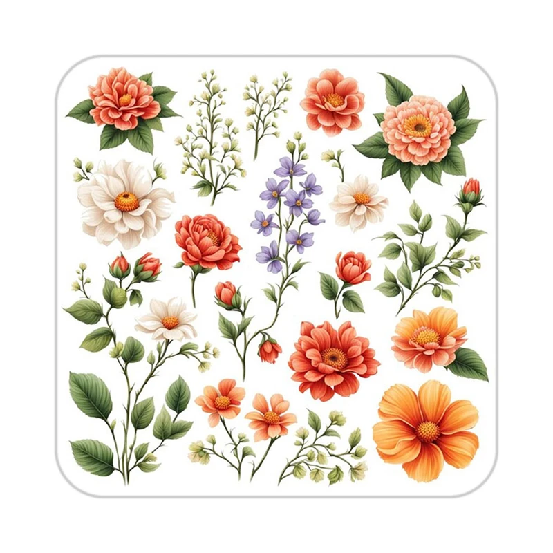 زیر لیوانی کاکتی طرح گل مدل mp17700