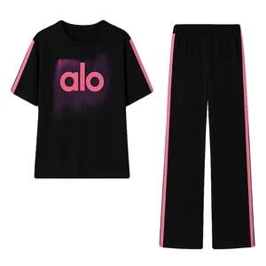 ست تی شرت آستین کوتاه و شلوار راحتی زنانه مدل ژتینا کد 01