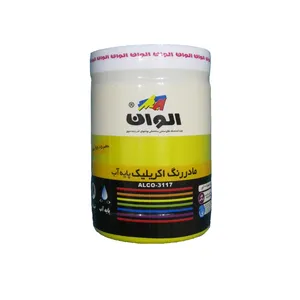 مادر رنگ اکریلیک زرد الوان کد 521 حجم 1 لیتر