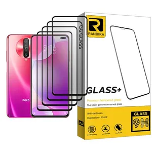 Randika Glass MIX004 Screen Protector For Xiaomi Poco X2 Pack Of 4