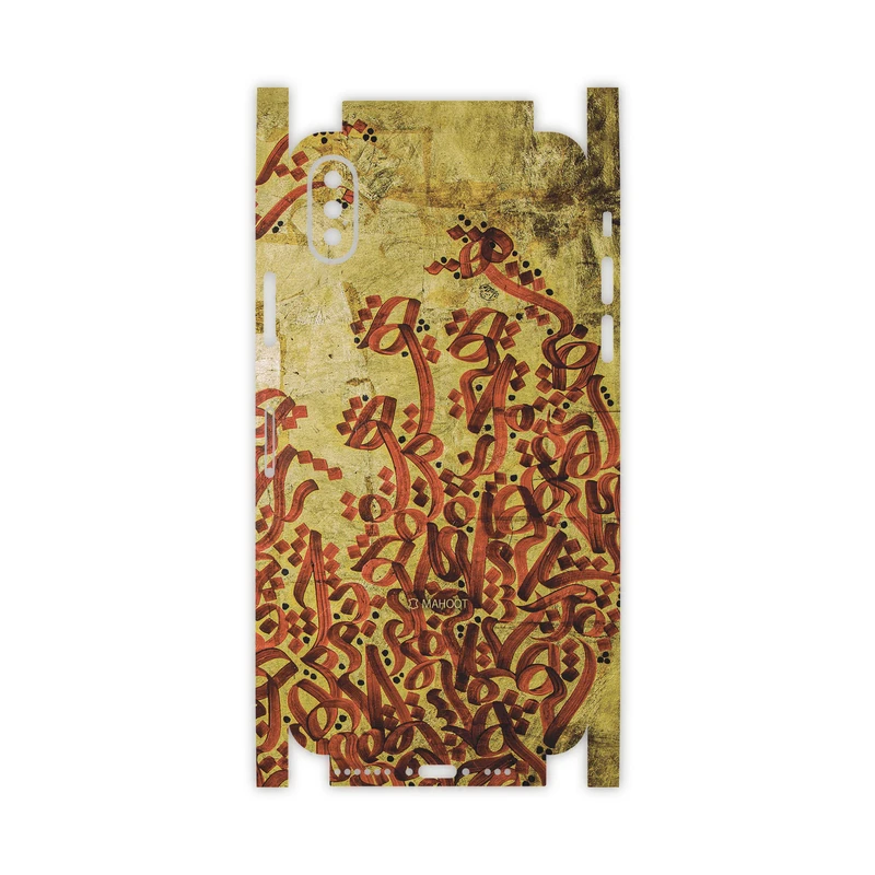برچسب پوششی ماهوت مدل Nastaliq-5-FullSkin مناسب برای گوشی موبایل اپل iPhone Xs