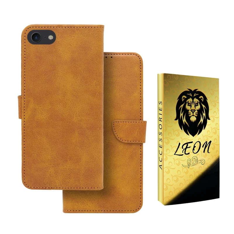 کیف کلاسوری لئون مدل Bors Oro مناسب برای گوشی موبایل اپل iPhone SE 2020