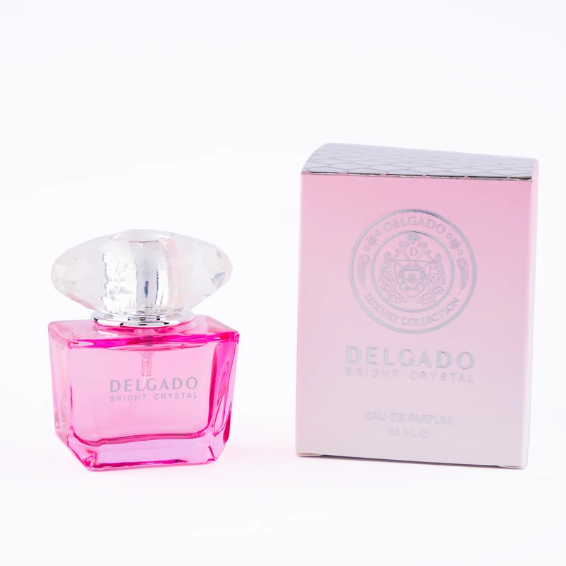 عطر جیبی زنانه دلگادو مدل کریستال برایت با رایحه شیرین حجم 25 میلی‌لیتر