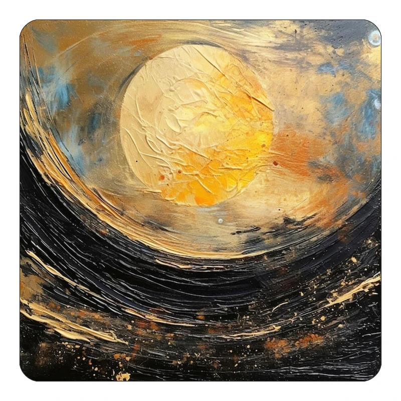 مگنت کاکتی طرح نقاشی رنگ روغن مدل mp72126