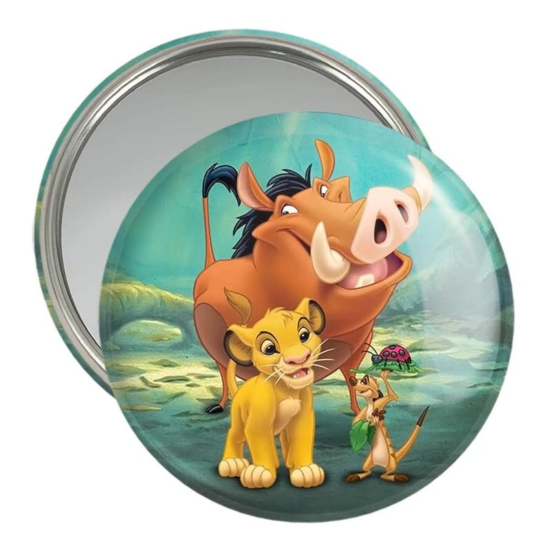 آینه جیبی خندالو مدل شیرشاه Lion King  کد 10701