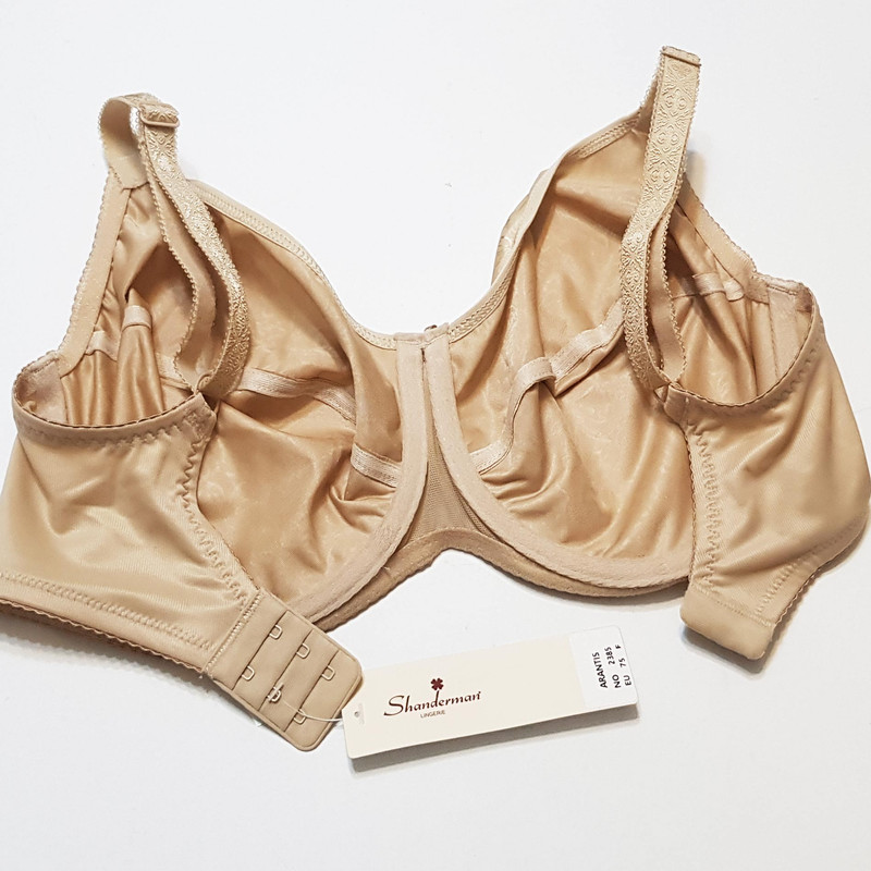 سوتین زنانه شاندرمن مدل فنردار کد 5080-2385-26 رنگ کرم