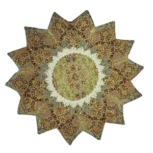 رومیزی ترمه مدل چهل تکه نسترن کد W145