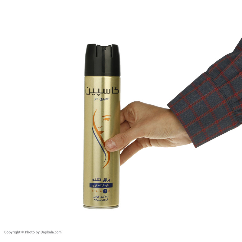 اسپری مو براق کننده کاسپین مدل Glossy حجم 250 میلی لیتر