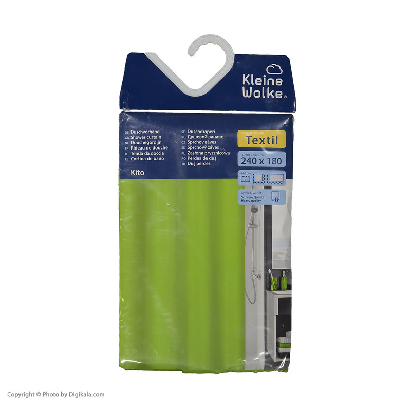 پرده حمام کلین ولک کد 4937625352 سایز 180 × 240 سانتی‌ متر