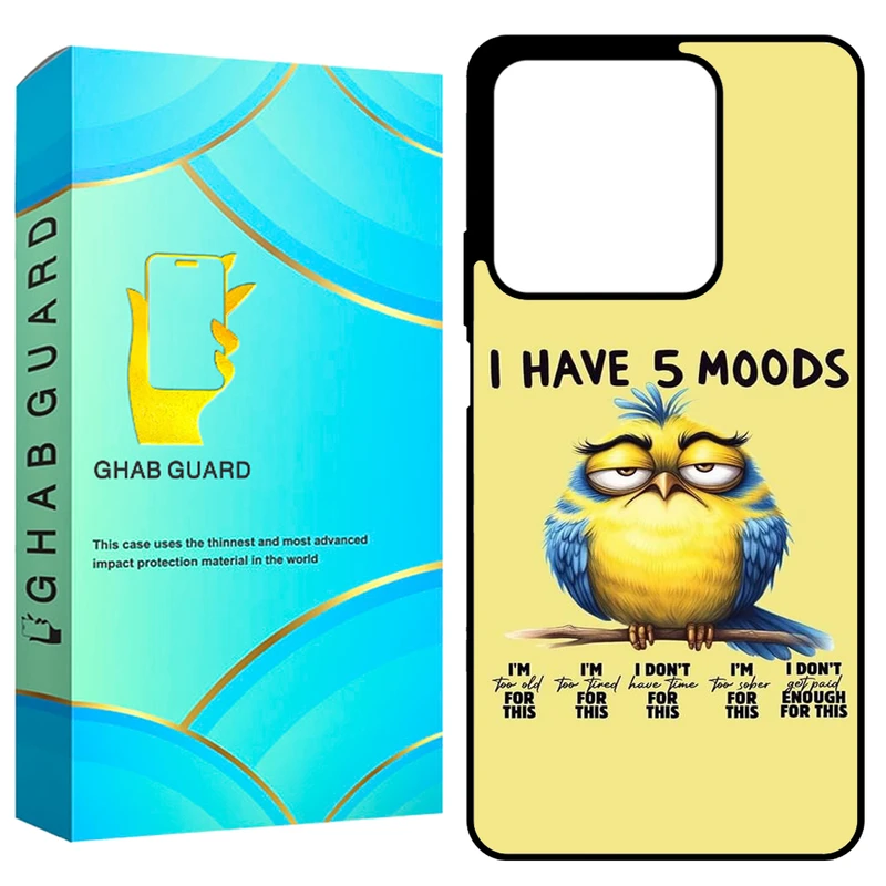 کاور قاب گارد طرح پرنده مدل GCHPN134 مناسب برای گوشی موبایل شیائومی Redmi Note 13 4G