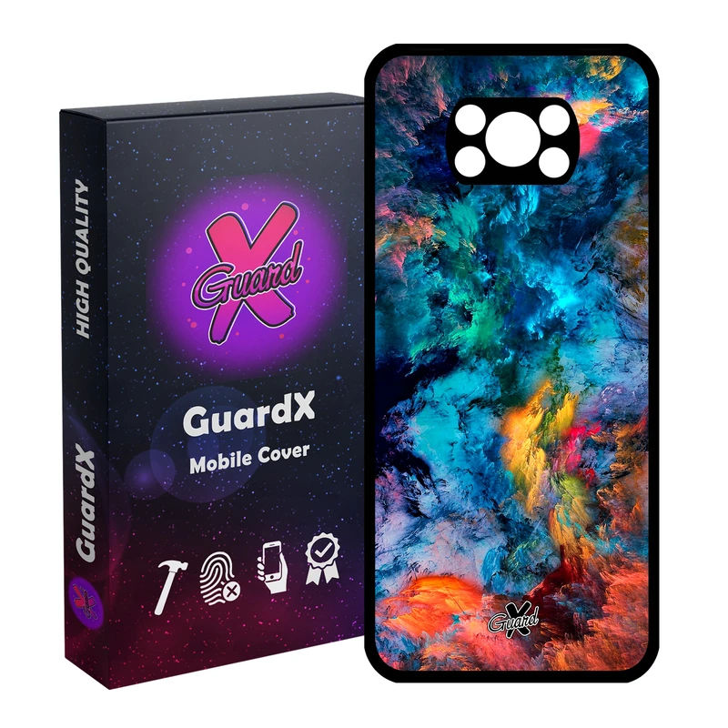 کاور گارد ایکس طرح Colors مدل Glass10117 مناسب برای گوشی موبایل شیائومی Poco X3 / Poco X3 NFC