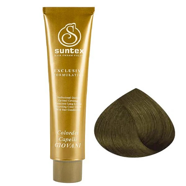 رنگ مو سانتکس شماره 6.2 مدل 2023 حجم 120 میلی لیتر رنگ بلوند زیتونی تیره