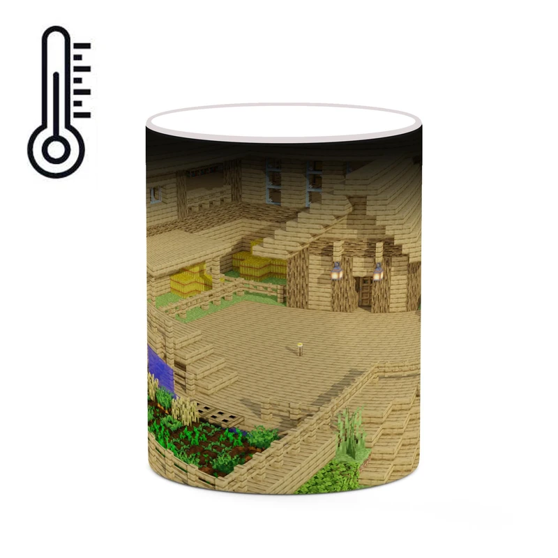 ماگ حرارتی کاکتی طرح ماینکرافت minecraft مدل mgh41072
