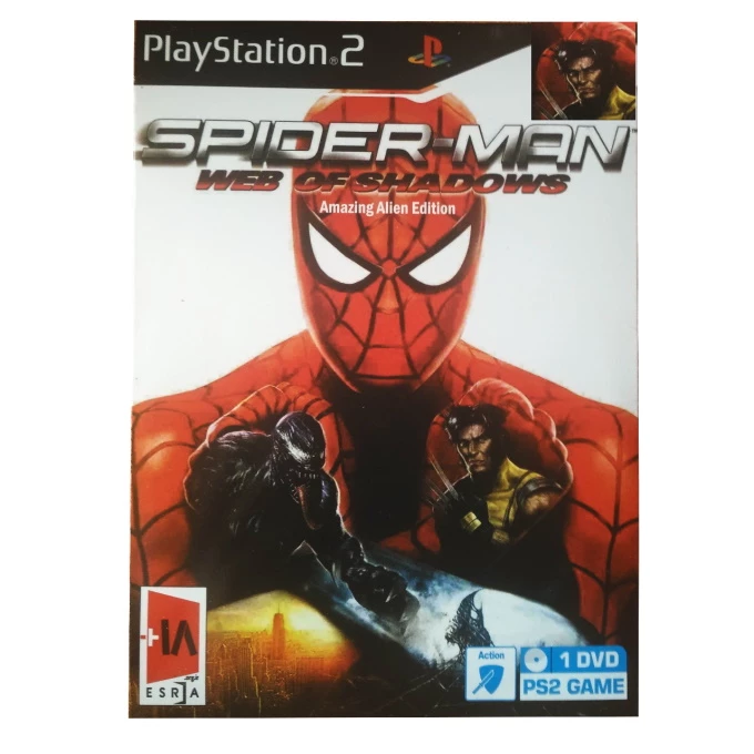 بازی spider man web of shadows gamer مخصوص ps2