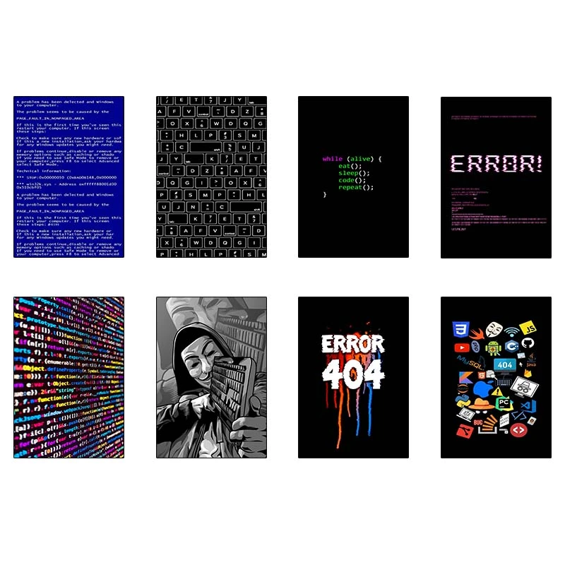 پوستر کارنيکا طرح برنامه‌نویسی کد 29318 مجموعه 8 عددی