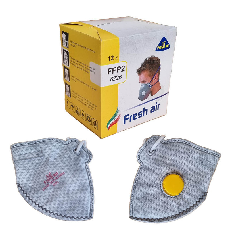 ماسک تنفسی فرش ایر مدل ffp2 بسته 12 عددی ماسک تنفسی فرش ایر مدل ffp2 بسته 12 عددی