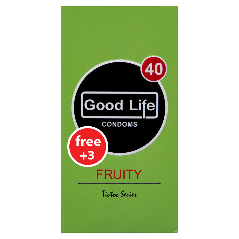 کاندوم گودلایف مدل Gud  fruitysabz40 بسته 15 عددی