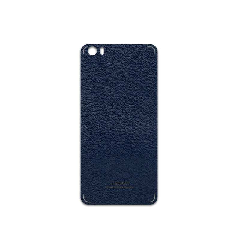 برچسب پوششی ماهوت مدل Deep-Blue-Leather مناسب برای گوشی موبایل شیائومی Mi 5