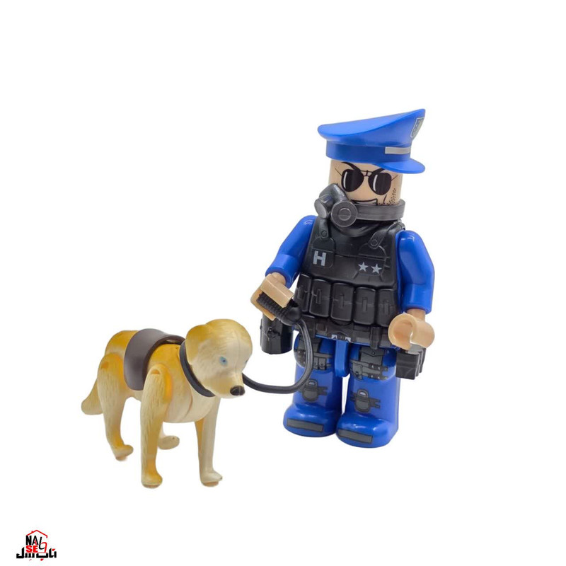 فیگور ناب سل مدل پلیس و سگ علائم راهنمایی رانندگی ارتفاع 10 سانتی متر